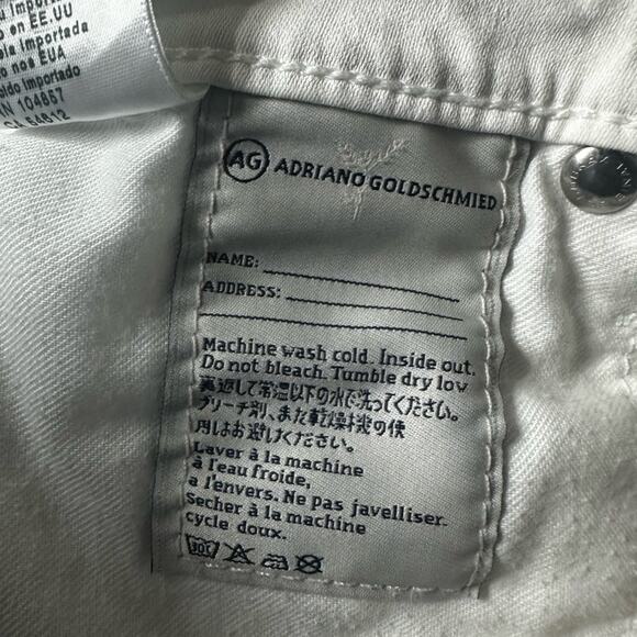 Adriano Goldschmied White Super Skinny Ankle Jeans – Women’s Denim - Picture 10 of 12